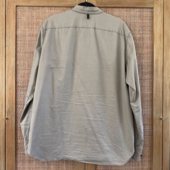 rag & bone - Mens Size XL Long Sleeve Button Down - Tan Canvas - Picture 4 of 4